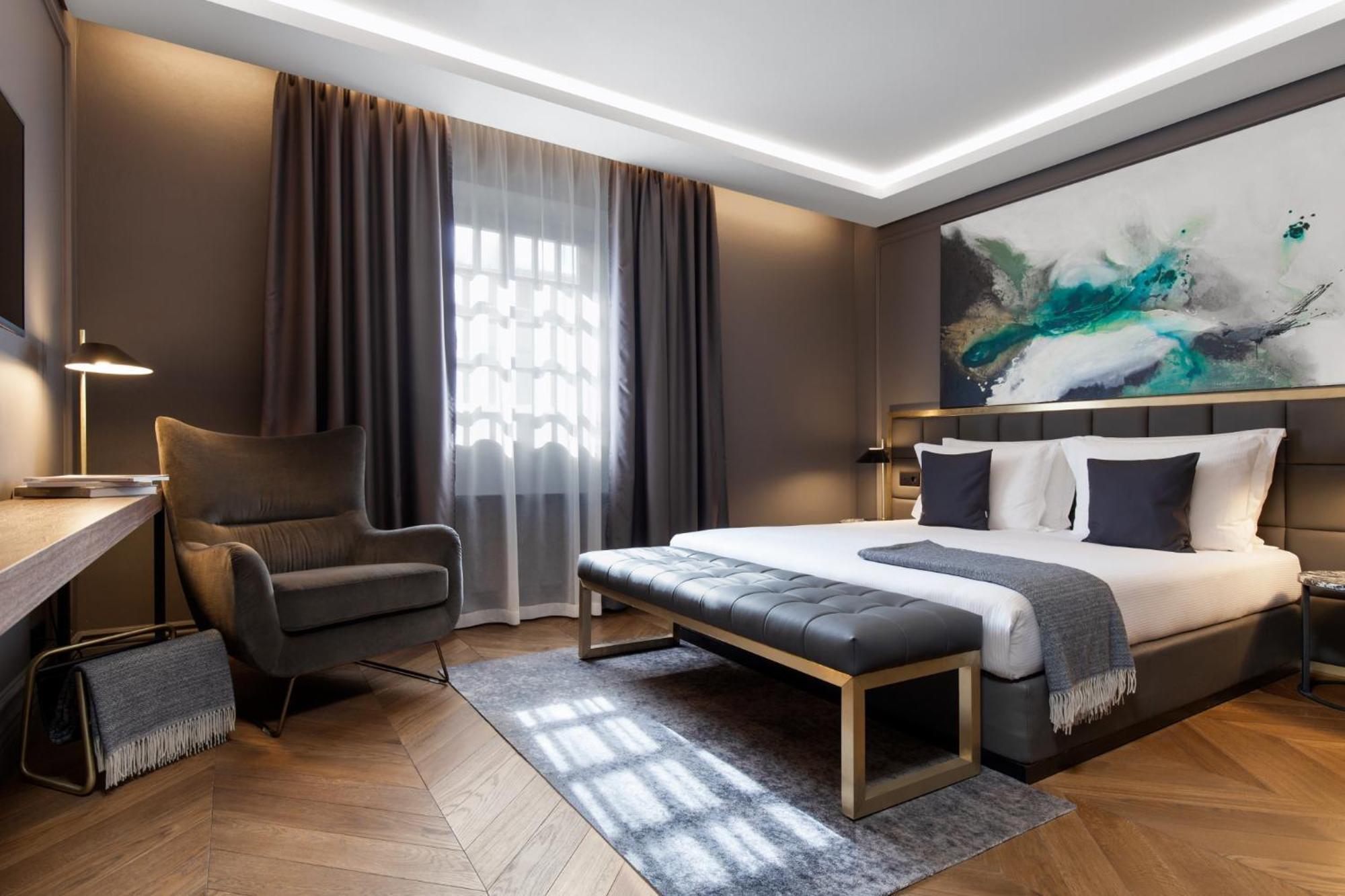 帕彩酒店 维尔纽斯 外观 照片 A bedroom at the hotel